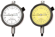 #25-441/5J W/SLC - 1" Total Range - 0-100 Dial Reading - AGD 2 Dial Indicator - Apex Tool & Supply