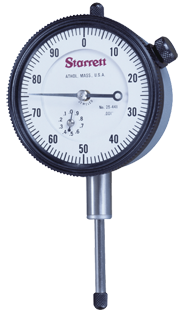#25-441J - 1" Total Range - 0-100 Dial Reading - AGD 2 Dial Indicator - Apex Tool & Supply