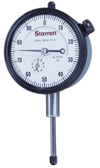 #25-441J - 1" Total Range - 0-100 Dial Reading - AGD 2 Dial Indicator - Apex Tool & Supply