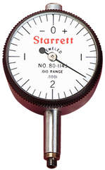 #80-144J - .100 Total Range - 0-20-0 Dial Reading - ANSI 0 Dial Indicator - Apex Tool & Supply