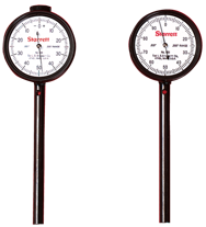 #650A1Z - 0-100 Dial Reading - Back Plunger Dial Indicator w/ 3 Pts & Deep Hole Attachment & Accessories - Apex Tool & Supply