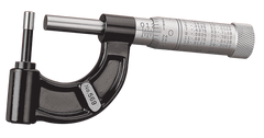 #569AXP - 0 - 1'' Measuring Range - .001" Graduation - Friction Thimble - Carbide Face - Tubing Micrometer - Apex Tool & Supply