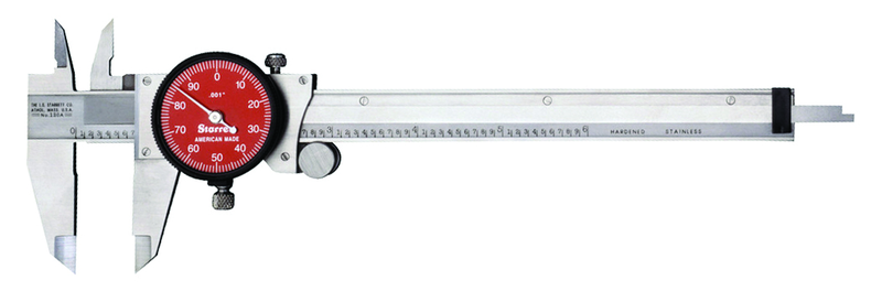 #R120A-6 - 0 - 6'' Measuring Range (.001 Grad.) - Dial Caliper - Apex Tool & Supply