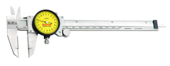 #120MX-150 - 0 - 150mm Measuring Range (0.02mm Grad.) - Dial Caliper with Certification - Apex Tool & Supply