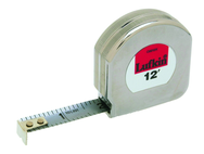 #C9212X - 1/2" x 12' - Chrome Clad Mezurall Measuring Tape - Apex Tool & Supply