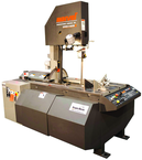 Mark III 18 x 22 Capacity Vertical Production Bandsaw with 3° Forward Canted Column; 60° Miter Capability; Variable Speed (50 TO 450SFPM); 24 x 33" Work Table; 5HP; 3PH 480V - Apex Tool & Supply