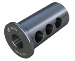 Mazak Style "W" Toolholder Bushing  - (OD: 2" x ID: 1/2") - Part #: CNC 86-70W 1/2" - Apex Tool & Supply