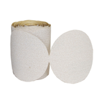 6" - 100 Grit - Aluminum Oxide - PSA Paper Disc Roll - Apex Tool & Supply