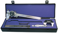 Kit Contains: 0-1" Micrometer; 6" Black Face Dial Caliper; 6" Flexible EZ Read 4R Rule; Protective Case - Machinist Universal Measuring Set - Apex Tool & Supply