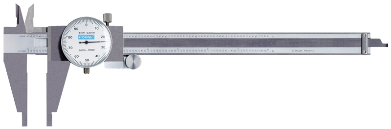 0 - 12'' Measuring Range (.001" Grad.) - Dial Caliper - #52-025-112 - Apex Tool & Supply