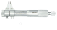 .2 - 1'' Measuring Range - .001/.01mm Graduation - Ratchet Thimble - Hardened & Ground Face - Inside Micrometer - Apex Tool & Supply