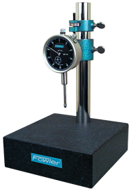 Kit Contains: Granite Base & 1" Travel Indicator; .001" Graduation; 0-100 Reading - Granite Stand with Dial Indicator - Apex Tool & Supply