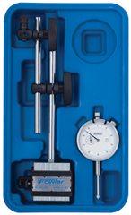 Set Contains: 1" Indicator w/Anyform Mag Base - AGD 2 Dial Indicator with Anyform Mag Base - Apex Tool & Supply