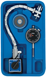 Kit Contains: AGD Indicator; Flex Arm Mag Base; Magnetic Indicator Back In Case - Chrome Flex Mag Set - Apex Tool & Supply