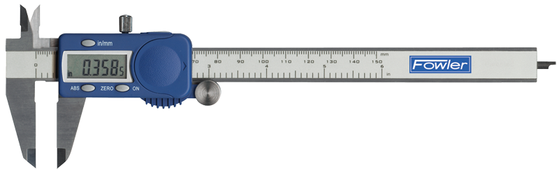 0 - 6" / 0 - 150mm Measuring Range (.0005" / .01mm Res.) - Xtra-Value Electronic Caliper - Apex Tool & Supply
