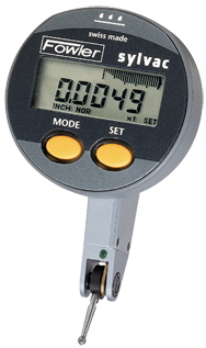 .080 Range - .00005/.001mm Graduation - Horizontal Electronic Quadral Test Indicator - Apex Tool & Supply