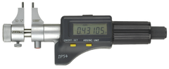 .2 - 1.2'' Measuring Range - .00005/.001mm Resolution - Friction Thimble - Hardened & Ground Face -  Electronic Inside Micrometer - Apex Tool & Supply