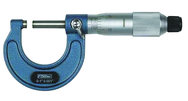 4 - 5'' Measuring Range - .0001" Graduation - Ratchet Thimble - Carbide Face - Outside Micrometer - Apex Tool & Supply