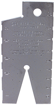 #5640 - 1 to 10 Pitch - 29° Acme Screw Thread Gage - Apex Tool & Supply