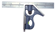 #7144-006 - 6'' - E/M Graduation - Regular Blade - 2 Piece Combinatioin Square Set - Apex Tool & Supply