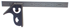 #7141-012 - 12'' - 16R Graduation - Regular Blade - 2 Piece Combinatioin Square Set - Apex Tool & Supply