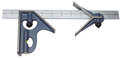 #7142-024H - 24'' - 16R Graduation - Regular Blade - 3 Piece Combinatioin Square Set - Apex Tool & Supply