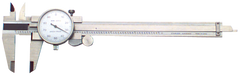 0 - 4'' Measuring Range (.001 Grad.) - Stainless Steel Dial Caliper - Apex Tool & Supply