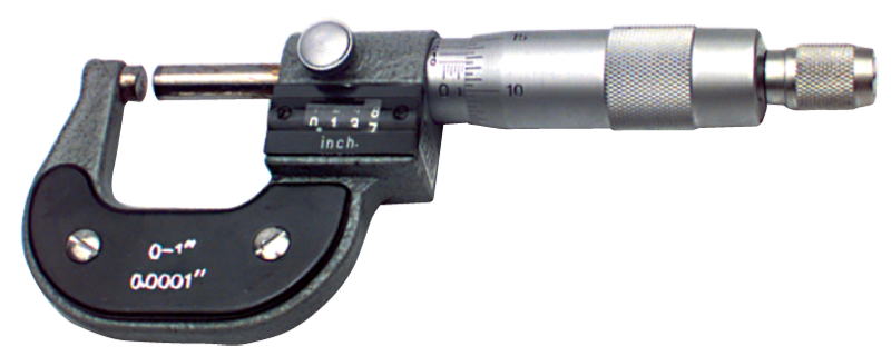 3 - 4'' Measuring Range - .0001 Graduation - Ratchet Thimble - Carbide Face - Digital Outsite Micrometer - Apex Tool & Supply