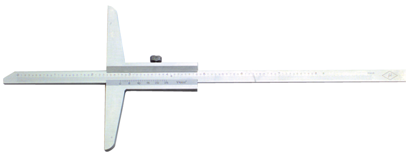0 - 8 Measuring Range (.001 Grad.) - Vernier Depth Gage - Apex Tool & Supply
