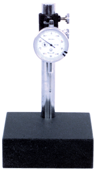 Kit Contains: Granite Base With Fine Adjustment & 1" Travel Indicator; .001" Graduation; 0-100 Reading - Granite Stand with Dial Indicator - Apex Tool & Supply