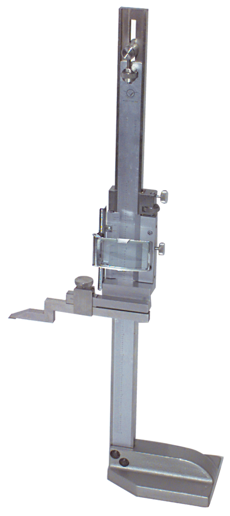 #HG12 - 12" - .001"/.02mm Graduation - Vernier Height Gage with Magnifier - Apex Tool & Supply