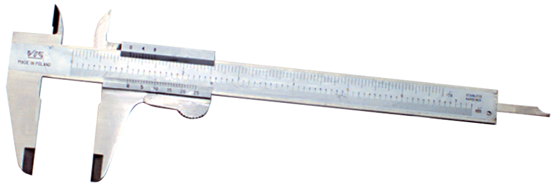 0 - 8'' Measuring Range (.001 / .02mm Grad.) - Vernier Caliper - Apex Tool & Supply