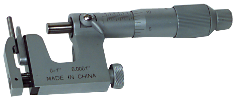 1 - 2'' Measuring Range - .0001 Graduation - Friction Thimble - Carbide Face - Mutli-Anvil Micrometer - Apex Tool & Supply