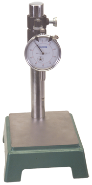 Kit Contains: Steel Check Stand Indicator Holder With Fine Adjustment & 1" Travel Indicator; .001" Graduation; 0-100 Reading - Steel Base Indicator Holder with Indicator - Apex Tool & Supply