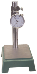 Kit Contains: Steel Check Stand Indicator Holder With Fine Adjustment & 1" Travel Indicator; .001" Graduation; 0-100 Reading - Steel Base Indicator Holder with Indicator - Apex Tool & Supply