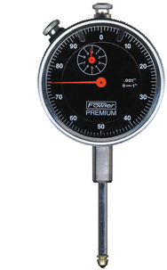 Kit Contains: Fowler 0-1" Travel Premium Black Dial Indicator With Certification With Procheck Fine Adjustment Mag Base - Travel Indicator & Magnetic Base - Apex Tool & Supply