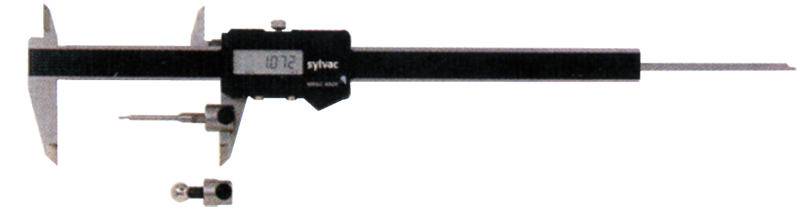 2" Overall Length - .062 Shaft Diameter - Jaw Clamp-On Attachment for Calipers - Apex Tool & Supply