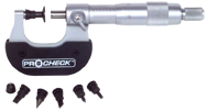 Anvil - 7-Pc Anvil Attachment Kit - .235; .250; & .270 Anvil Dia. - Individual Micrometer Anvil Attachment - Apex Tool & Supply