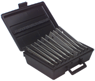 #Z9980B - 10 Piece Set - 1/8'' Thickness - 1/8'' Increments - 1/2 to 1-5/8'' - Parallel Set - Apex Tool & Supply