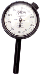.200 Total Range - 0-100 Dial Reading - Back Plunger Dial Indicator - Apex Tool & Supply