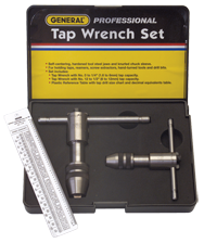2 Piece - Model #165 Reversible Tap Wrench Set - Apex Tool & Supply