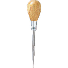 ‎818 General Hardwood Handle Scratch Awl - 6-1/2″ Overall Length Alloy Steel Tip - Apex Tool & Supply