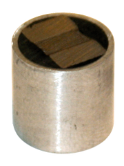 Rare Earth Two-Pole Magnet - 1'' Diameter Round; 85 lbs Holding Capacity - Apex Tool & Supply