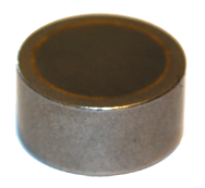 Rare Earth Pot Magnet - 1-1/4'' Diameter Round; 40 lbs Holding Capacity - Apex Tool & Supply