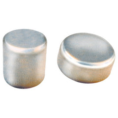 Rare Earth Magnet Material (Nickel) - 1/2″ Diameter Round; 22.4 lbs Holding Capacity - Apex Tool & Supply