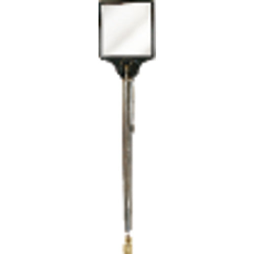 2″ × 2″ Rectangular - Glass-28″ Extended Length - Telescoping Pocket Mirror/Magnet - Apex Tool & Supply