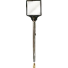 2″ × 2″ Rectangular - Glass-28″ Extended Length - Telescoping Pocket Mirror/Magnet - Apex Tool & Supply