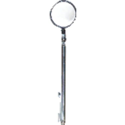 1 1/2″ Size - Round-24″ Extended Length - Telescoping Pocket Mirror - Apex Tool & Supply