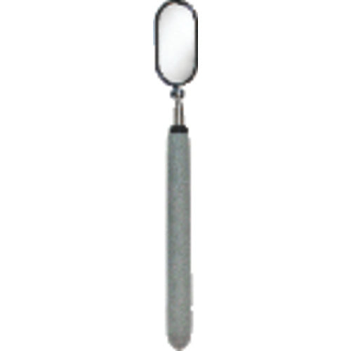 2″ × 1 1/4″ Size - Rectangular-36 1/2″ Extended Length - Telescoping Pocket Mirror - Apex Tool & Supply