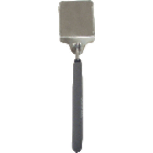 ‎3 1/2″ × 2″ Size - Rectangular-36 1/2″ Extended Length - Telescoping Pocket Mirror w/Magnifier - Apex Tool & Supply